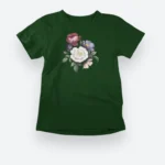 Roses T-Shirt - Dark Green